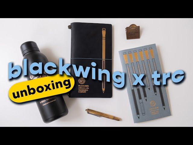 Blackwing x TRAVELER’S COMPANY TRAVELER’S notebook Unboxing ️ JOBSJOURNAL