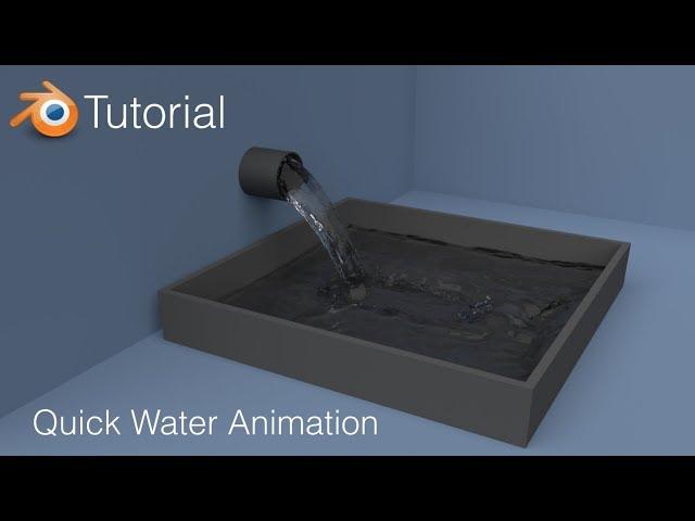 [2.79] Blender Tutorial: Quick Water Animation