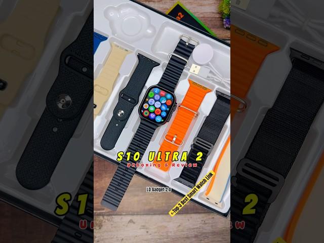 Black Watch Ultra 2 X 7 Pair Straps X wireless charger Best Gadgets from Aliexpress⁉️ #watch 3