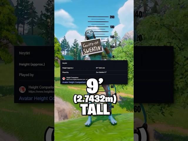 The New TALLEST Character In Fortnite.