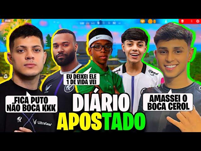 DIÁRIO APOSTADO! NOBRU ENCONTROU BOCA DE 09 E AMASSOU ELE! BOCA CHOROU! CEROL, GURAS E MANOMAX