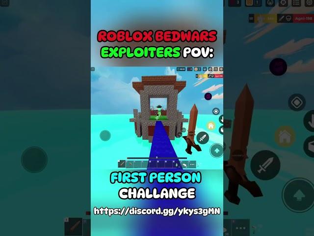 First Person Challenge  #challenge#roblox#firstperson