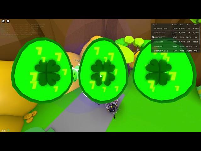 HATCHING ALMIGHTY HEXARIUM IN 3 EGGS | Roblox BGS