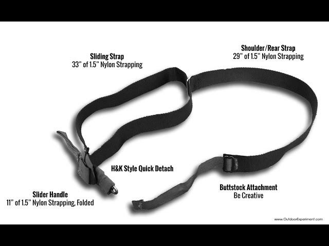 How to make a 2-Point Tactical Sling - DIY