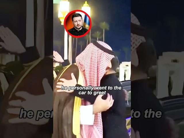 Zelenskyy kneels to Saudi royal family#youtubeshorts #shorts #celebrity #volodymyrzelenskyy