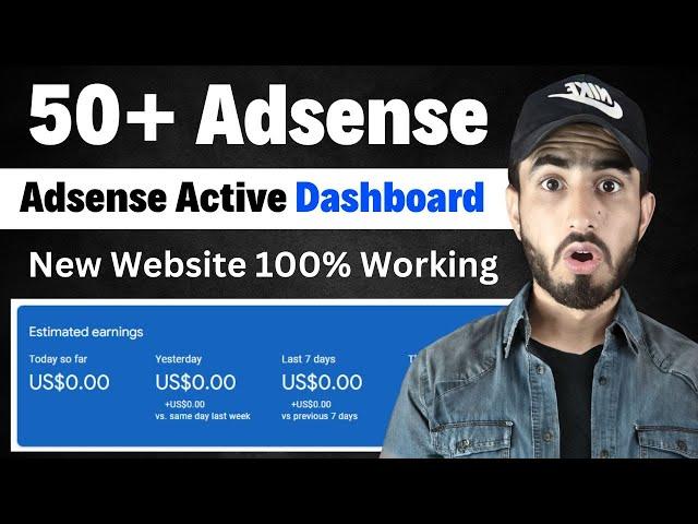 100% Working Adsense Active Dashboard Trick | Latest Method New Website 2024 | Mr Sham