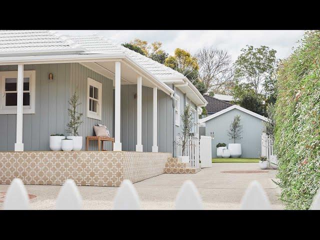 Facade + Outdoor Bar Reveal, Episode 1 | Contemporary Cottage Renovation | House 12