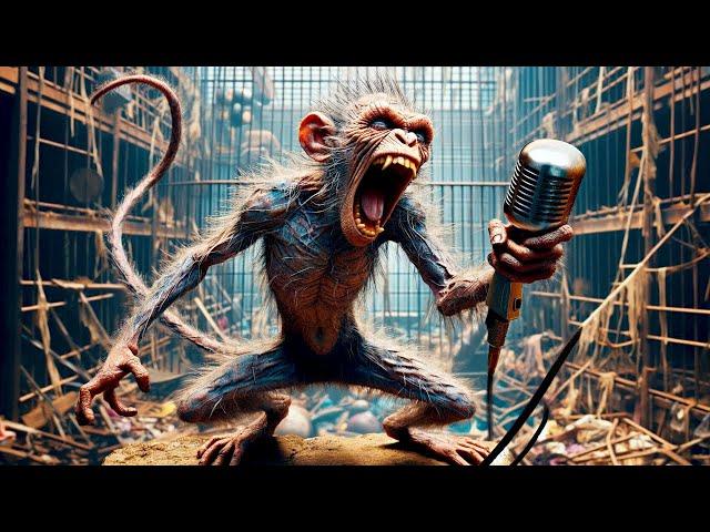 Rise of the Primal Metalheads | Metal Monkey Revolution AI Music Video