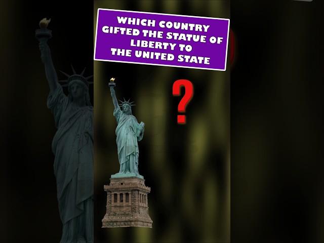 GK Question- Which country gifted the statue of liberty to the USA | #BrainBytesGK #shorts #gk