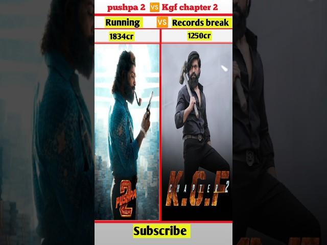 Pushpa 2: The Rule  K.G.F. Chapter 2 | Allu Arjun vs Yash! #alluarjun #yash #kgfchapter2 #pushpa2