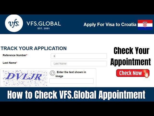 How to Check VFS Global Appointment || VFS Global Appointment Check Process ||