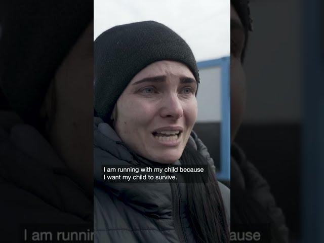 Romanian border police say 1200-1500 Ukrainians have been fleeing every day by ferry #shorts