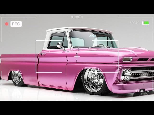 Vintage Low rider Pickups: The Automotive Art of the 40s, 50s, and 60s