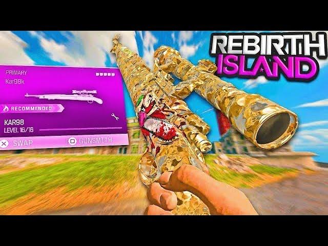 *NEW* KAR98k is PERFECT on REBIRTH ISLAND ️