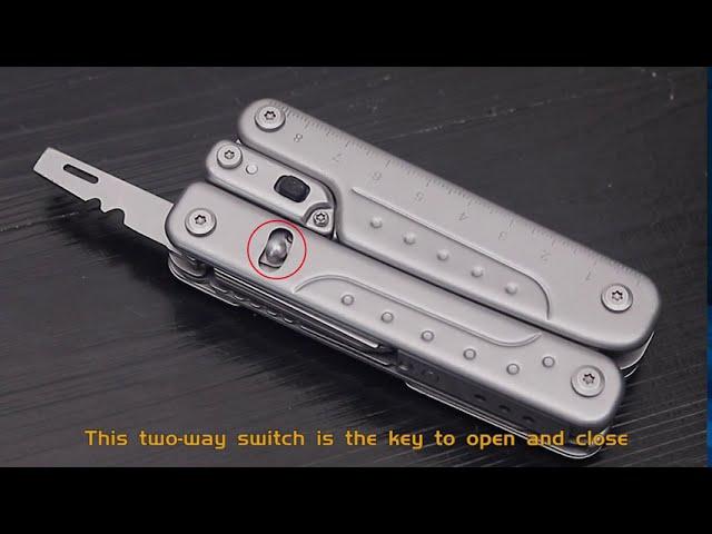 ROXON Phantom S802 multitool -just open  it with one hand