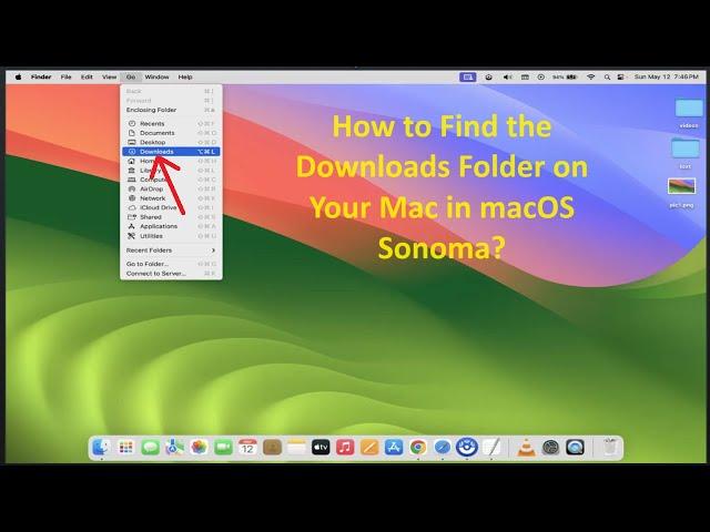 How to Find the Downloads Folder on Your Mac in macOS Sonoma?