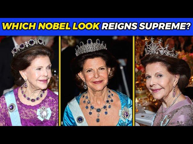 Queen Silvia's Most Iconic Nobel Prize Jewels | A Decade of Royal Glamour