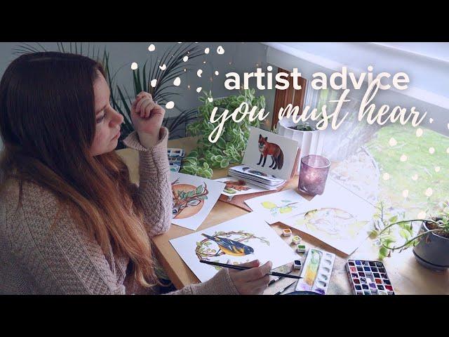 8 Important things us artists NEED to start doing (artist advice you must hear )