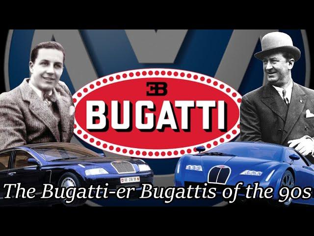 The Bugatti-er Bugattis of the 90s