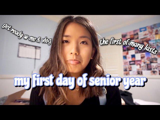 My First Day of High School as a Senior (grwm + vlog) | Vanessa Nagoya