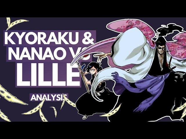 KYORAKU SHUNSUI & NANAO ISE vs LILLE BARRO - Bleach Battle ANALYSIS | The Final Game