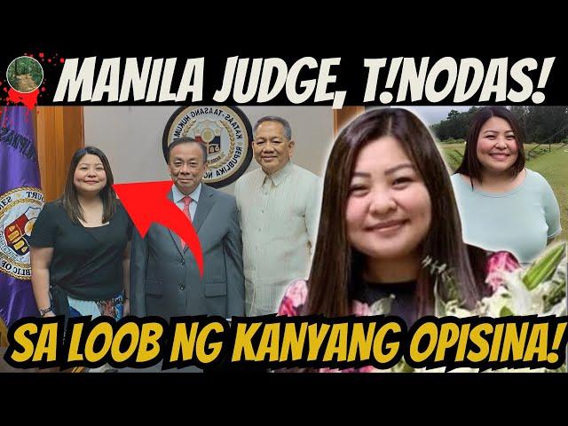 MABAIT NA JUDGE SA MAYNILA, T!NODAS SA LOOB MISMO NG KANYANG OPISINA !! [ Tagalog Crime Story ]