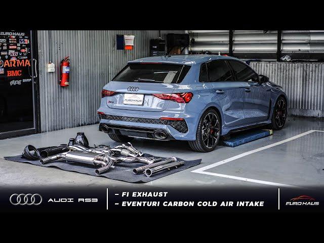 Audi RS3 Sportback 2023 w/ FI exhaust and Eventuri air intake  ( MASSIVE PERFORMANCE GAIN ! )