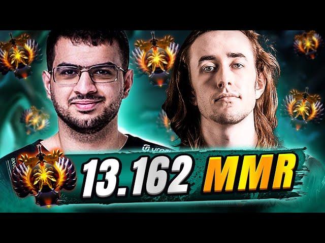 13.162 HIGHEST Average MMR - 10 PROS in ONE GAME - NEW WORLD RECORD in Dota 2 History