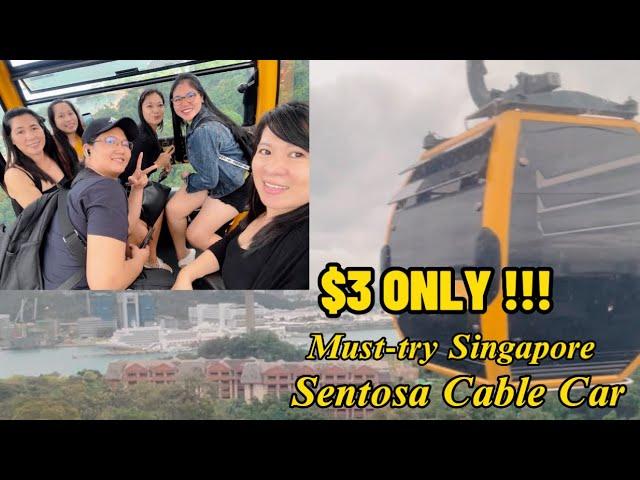 Singapore Sentosa Cable Car Experience||Thess SJ Vlog