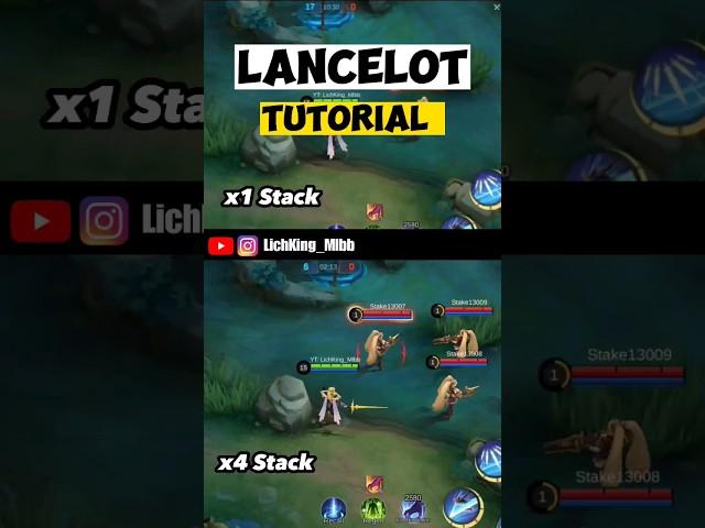 LANCELOT TUTORIAL  #shortmlbb