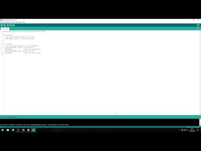 HowToProgram a blinking LED | Arduino tutorial #1