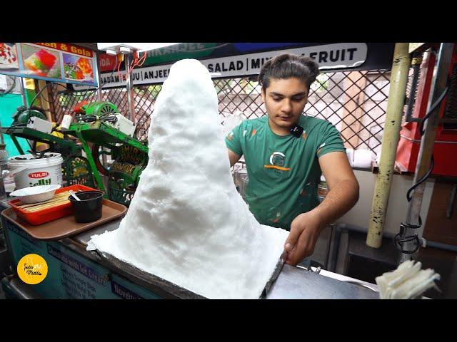 Biggest Extra Large Maharaja Ice Dish Gola Making Rs. 4500/- Only l Nagpur Street Food