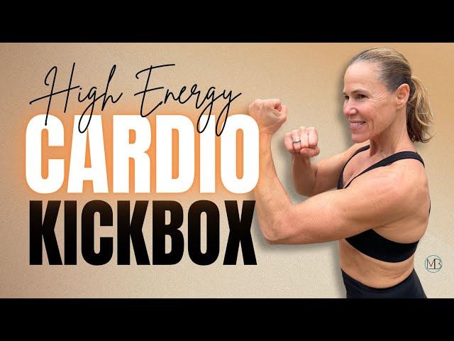 25 MIN High Energy Cardio Kickbox | Fat Burn Workout