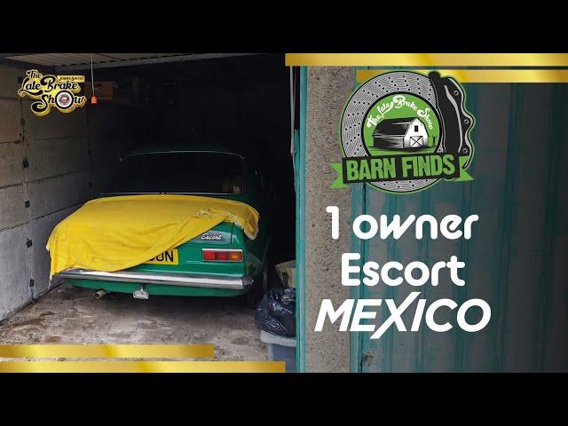 Barn Find 1 owner mk1 Escort Mexico - Will it run?