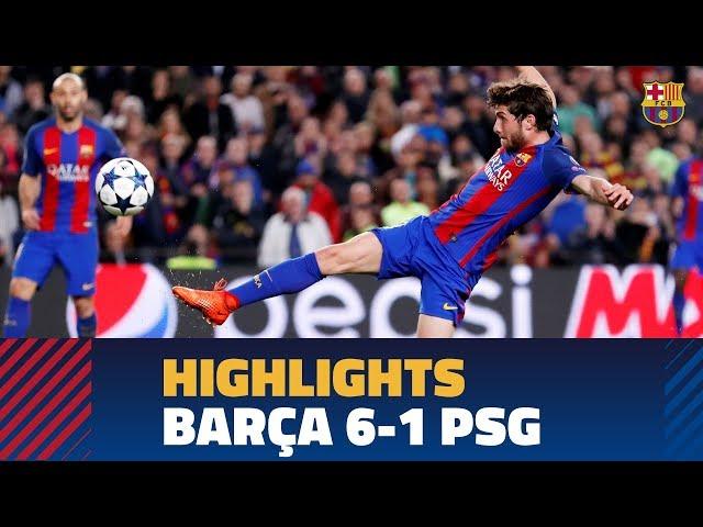 FC BARCELONA 6-1 PSG | Match highlights