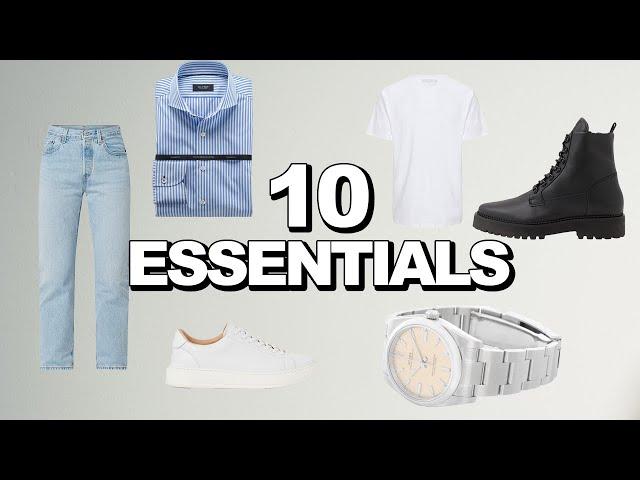 10 ESSENTIALS die jeder Mann im Kleiderschrank haben sollte | Kosta Williams