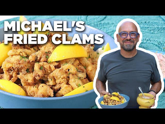 Michael Symon's Fried Clams with Tartar Dipping Sauce | Symon Dinner's Cooking Out | Food Network