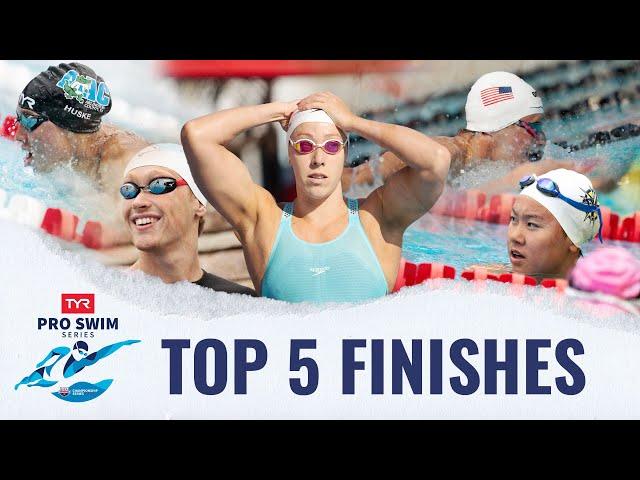 Top 5 Finishes in Mission Viejo | TYR Pro Swim Series Event Highlights