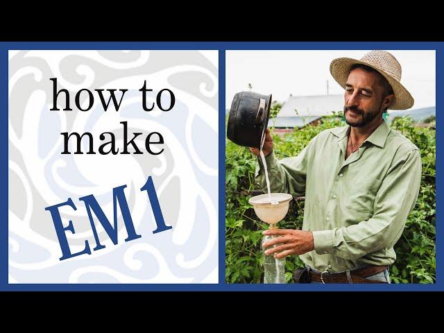 How to Make Effective Microorganisms (EM1) | Bokashi Compost