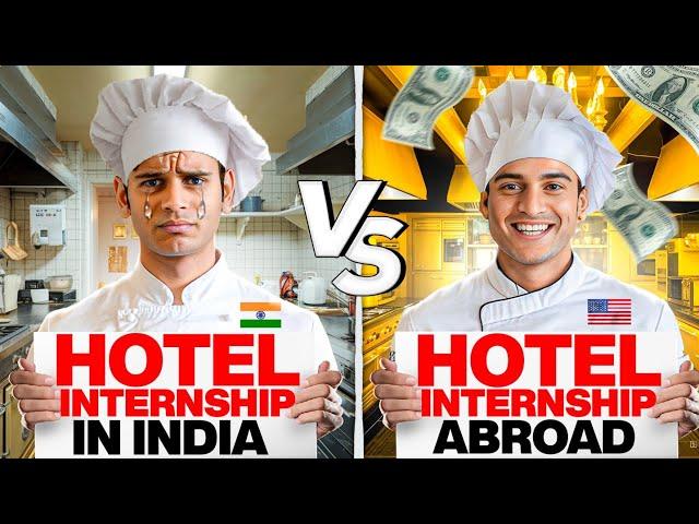 Hotel internship in "India vs Abroad"‍|What is best?| Abroad Training after Hotel Management|