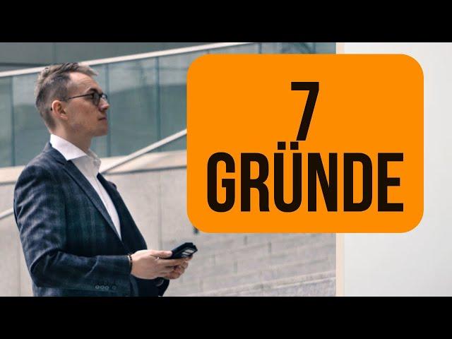 7 Gründe NICHT Unternehmensberater zu werden