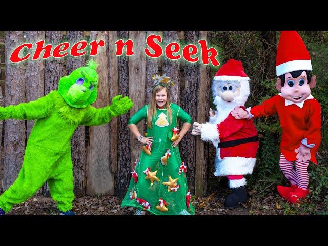 Assistant and Elf on the Shelf play Holiday Cheer in Seek with the Grinch