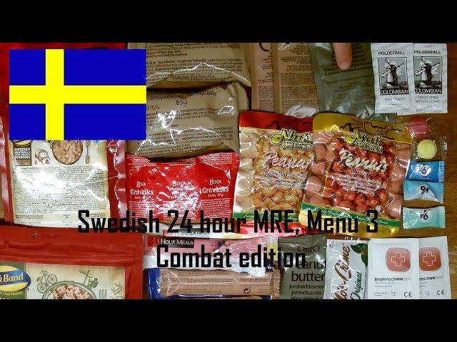 Thor-is-testing: Swedish 24 hour Ration