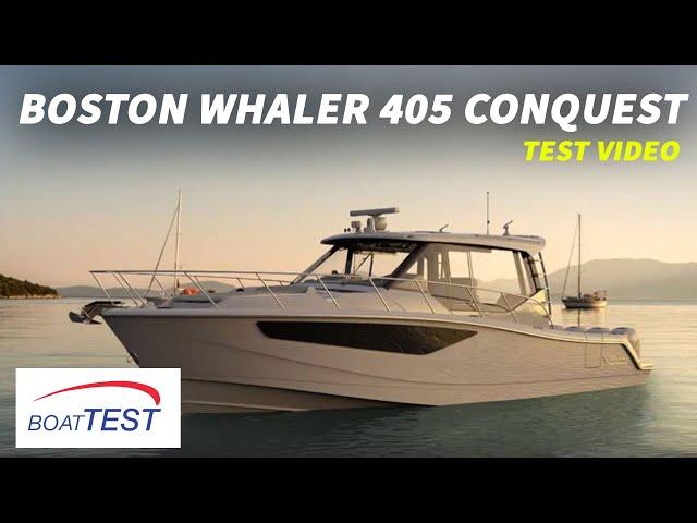 Boston Whaler 405 Conquest (2020-) Test Video - By BoatTEST.com