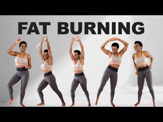 8 MIN FULL BODY BEGINNER FAT BURNING CARDIO for WEIGHT LOSS - NO JUMPING