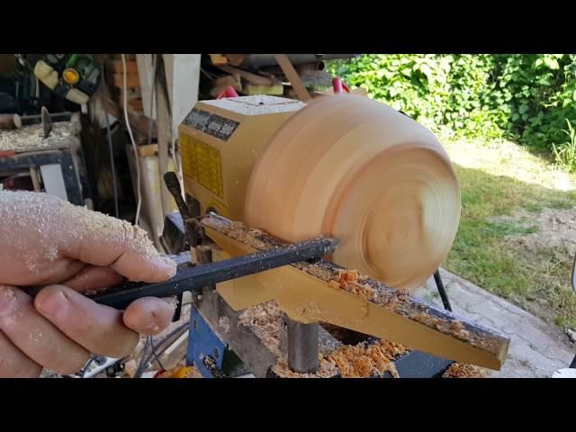 Bowl turning with homemade karbide CIO cutter