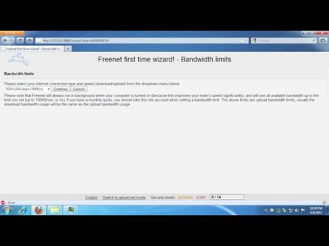 Installing Freenet on Windows 7 x64