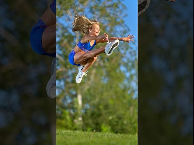 Gymnasts can fly! @paisley_gymnast #gymnast #dancephotography #slowmotion 