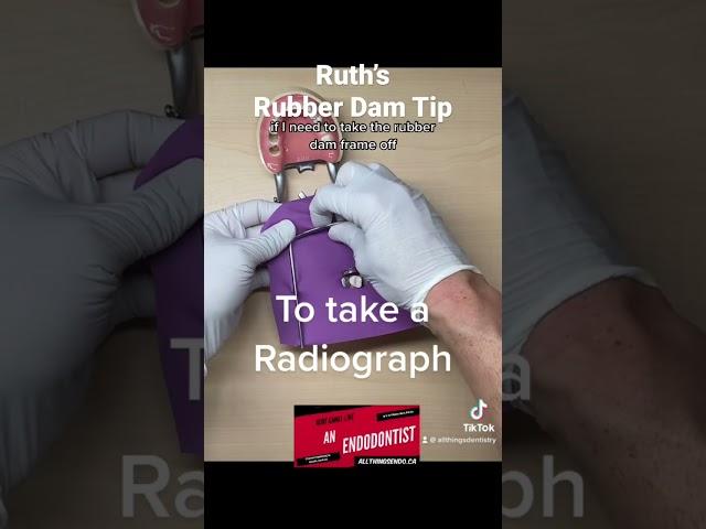 Rubber Dam Game Changer #dentistry #endodontics #dentista