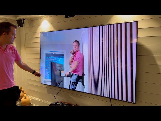 2024 Samsung 85" QN85D 4K Neo QLED unboxing and wall mounting